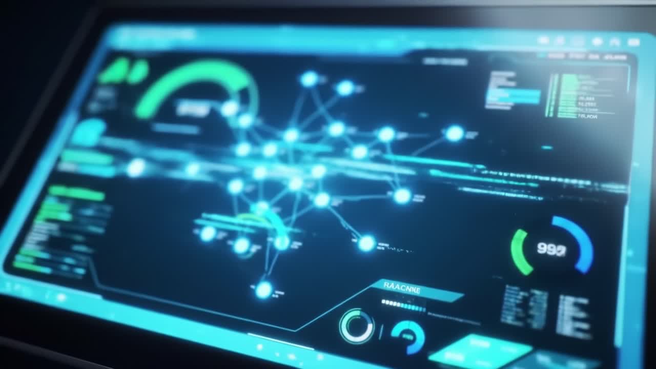 Futuristic Digital Dashboard