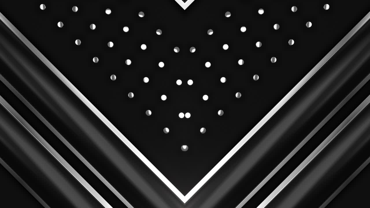 Abstrakt geometrisk svart og hvit design