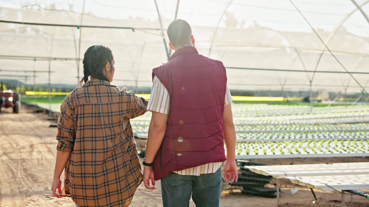 Farmers in a Greenhouse