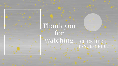 luxury end card ending screen motion graphics