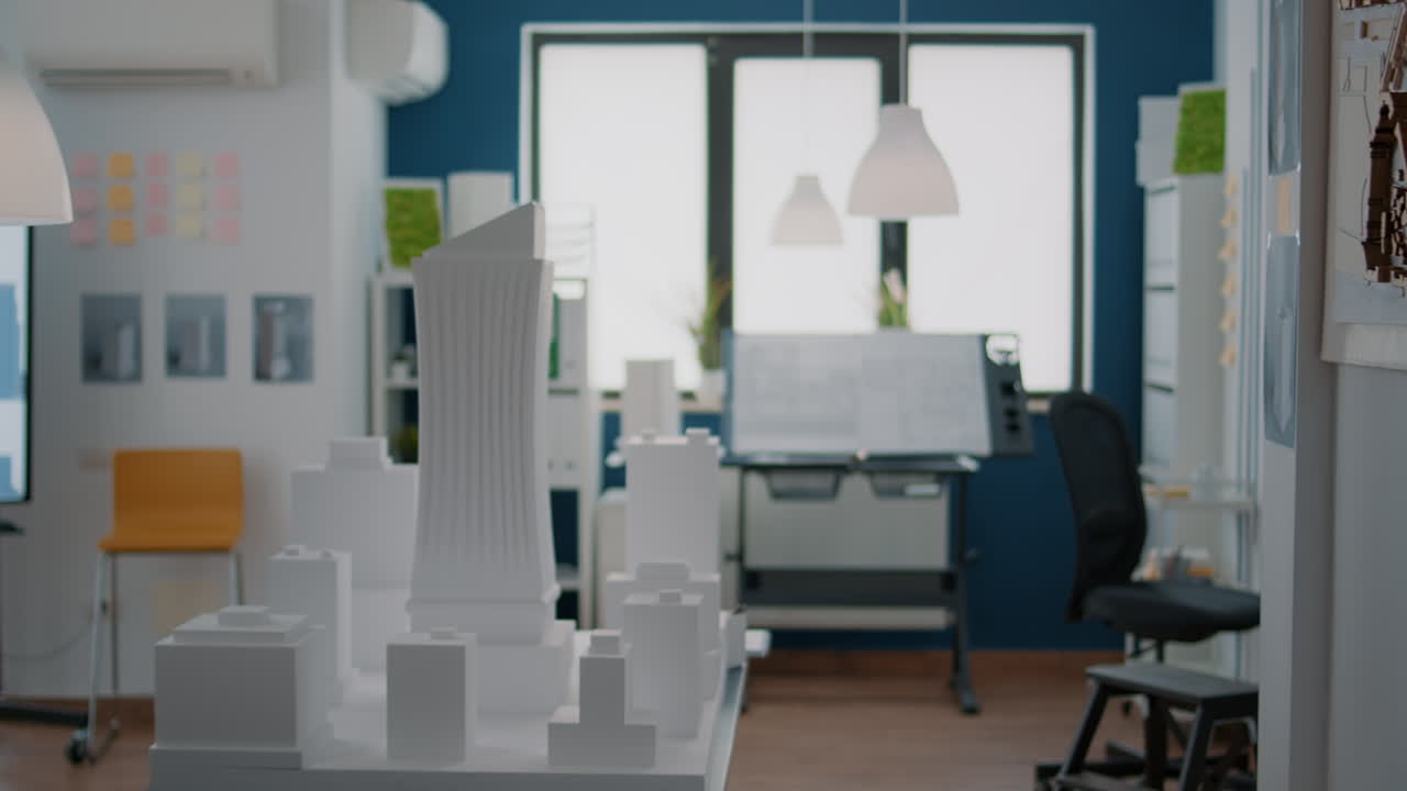 Interior of a Modern Architectural Office