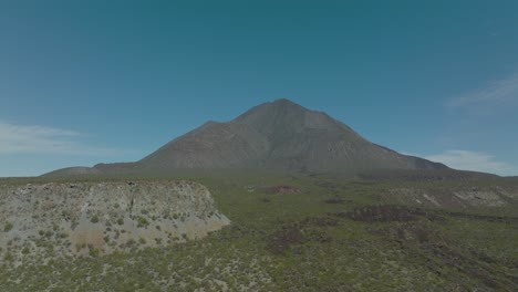 inactive tres virgenes volcano in mulege, baja california sur, mexico