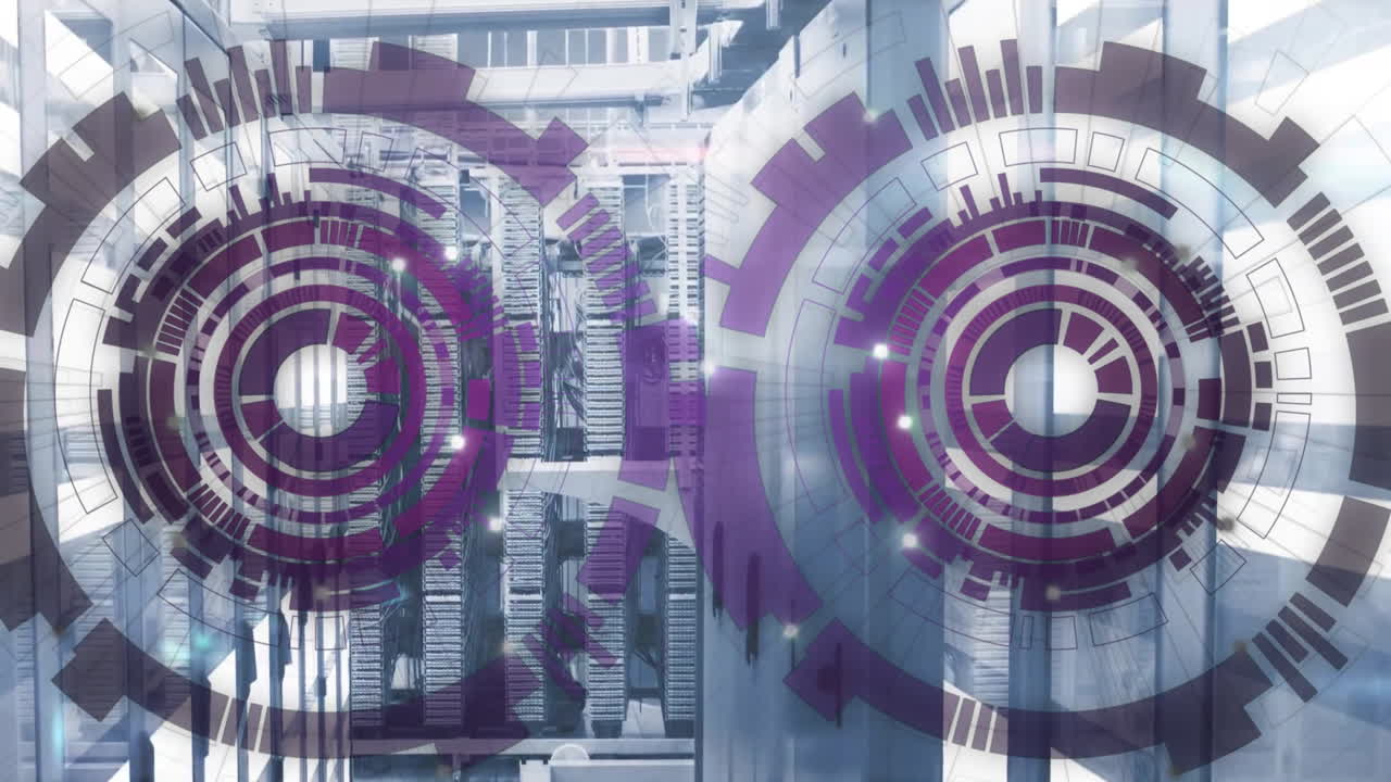 animación de ámbitos con procesamiento de datos a través de servidores informáticos