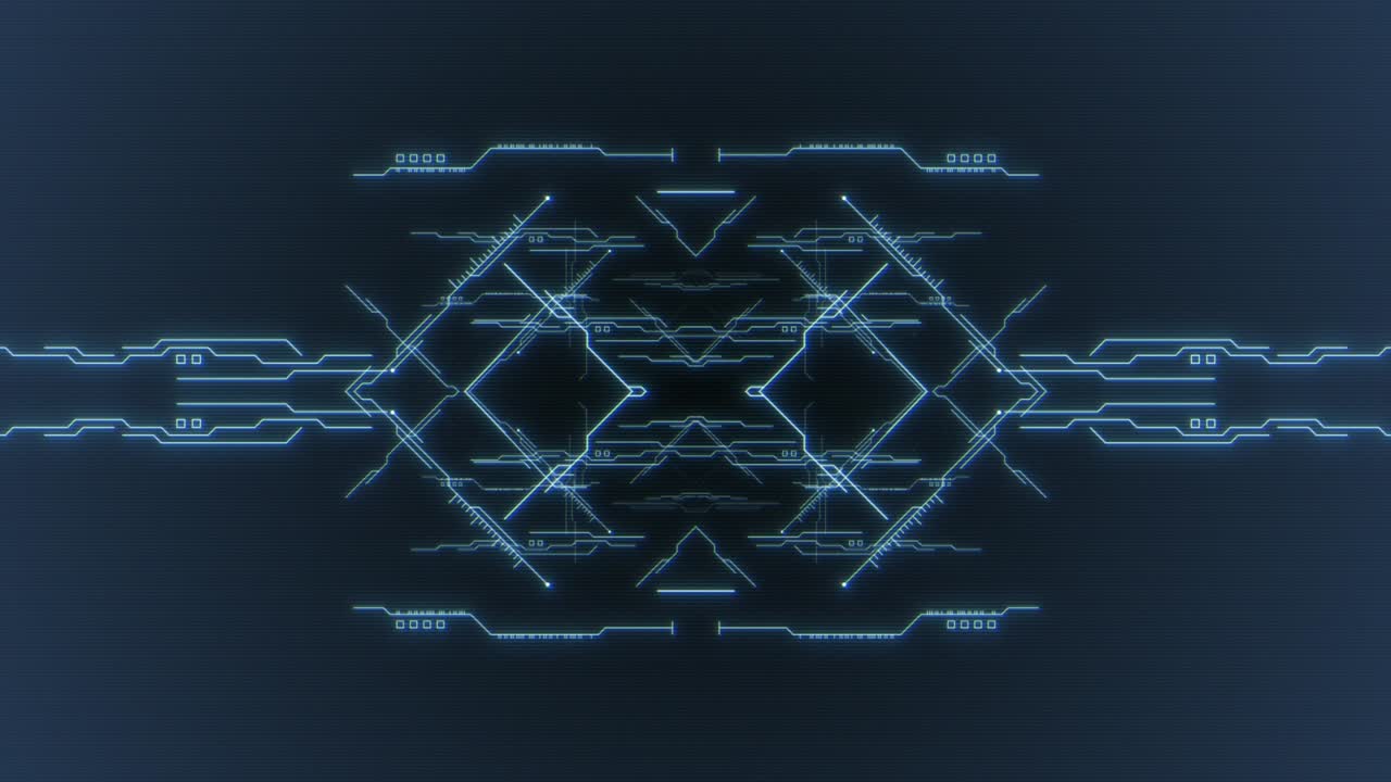 Abstract HUD interface loop