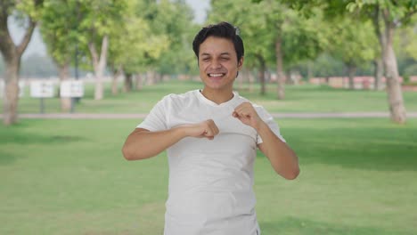 happy indian man grooving and enjoying