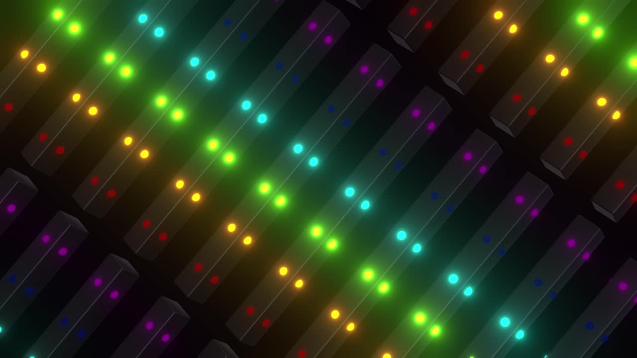 Abstract Colorful Neon Lights