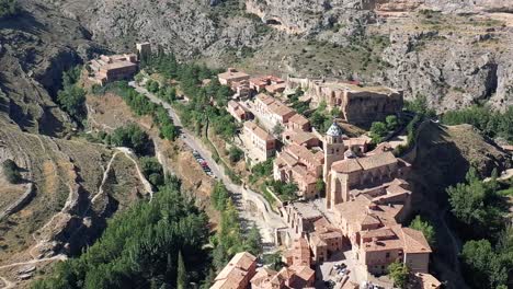 albarracín municipio de la sierra de albarracin en la provincia de teruel - spain