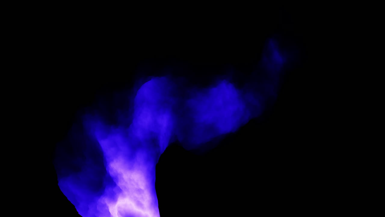 L’image montre une flamme bleue vive brûlant intensément dans l’obscurité, dégageant une aura de mystère et d’attrait, captivant par sa teinte intense et sa luminosité.