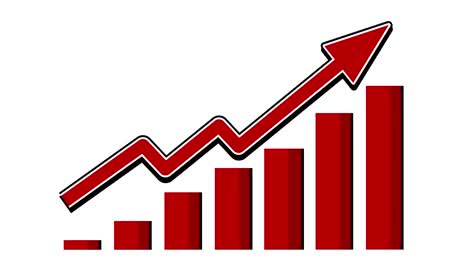 animated sequence showing fluctuating bar graphs