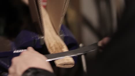 refinishing a handle on an axe