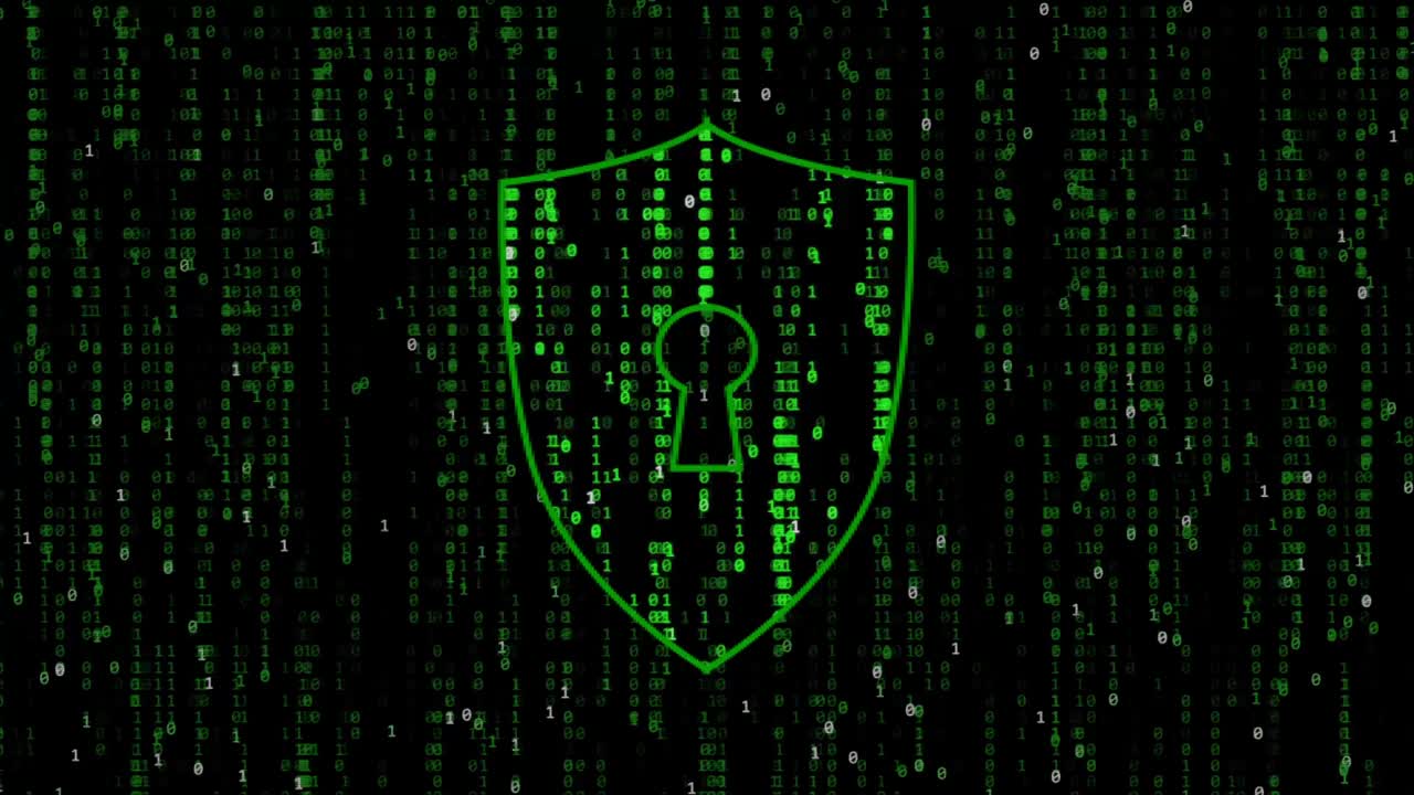 ciclo de código de estilo de matriz de fondo