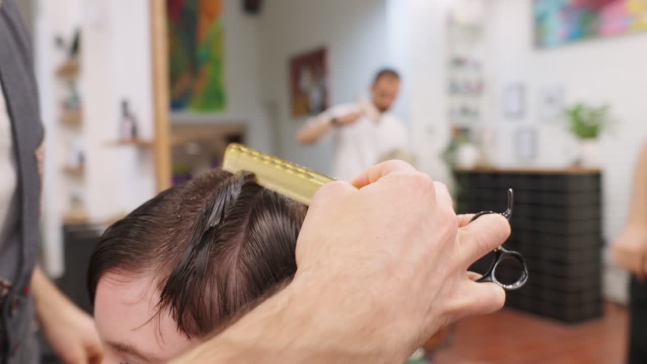 Haircut at a Hair Salon