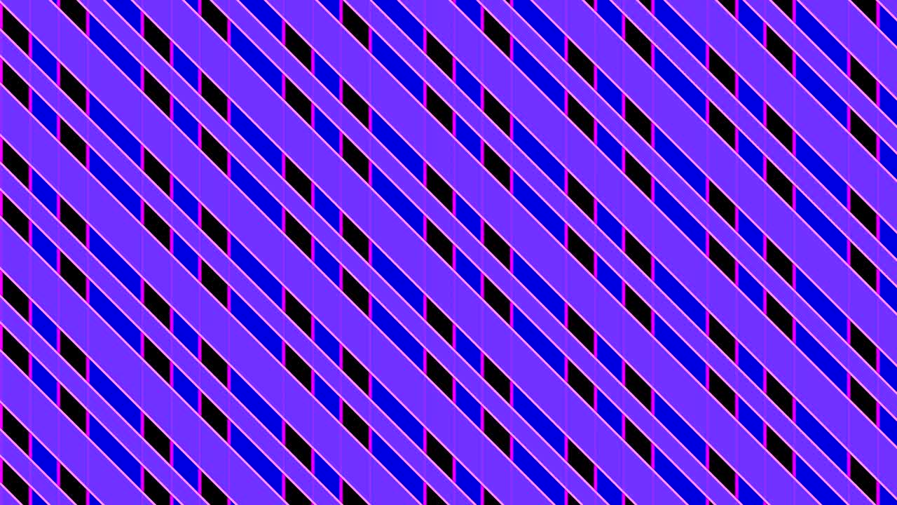 Animation consisting of intersected colored stripes.