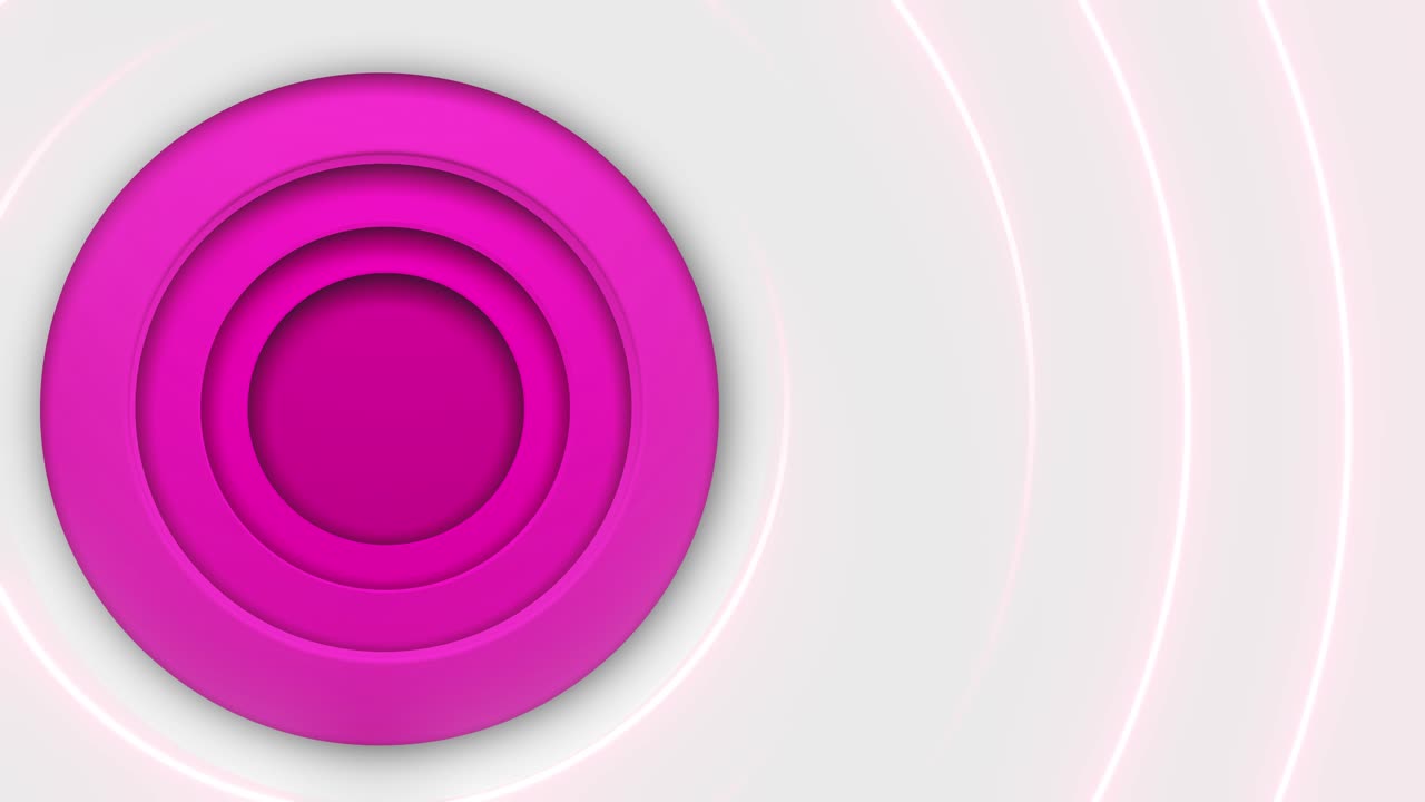 Pink Circular Pattern on a White Background