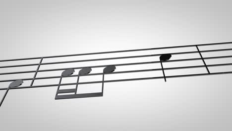 hojas de música