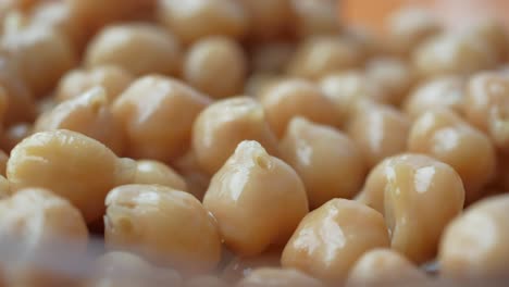 close up of chickpeas