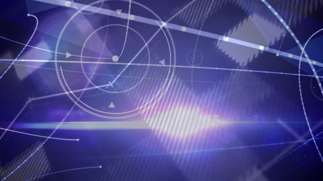 Highlight bar sweeping grid causing network lines pulsing, guiding nodes into convergence