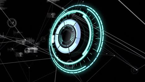 Animation-of-network-of-connections-over-scope-scanning