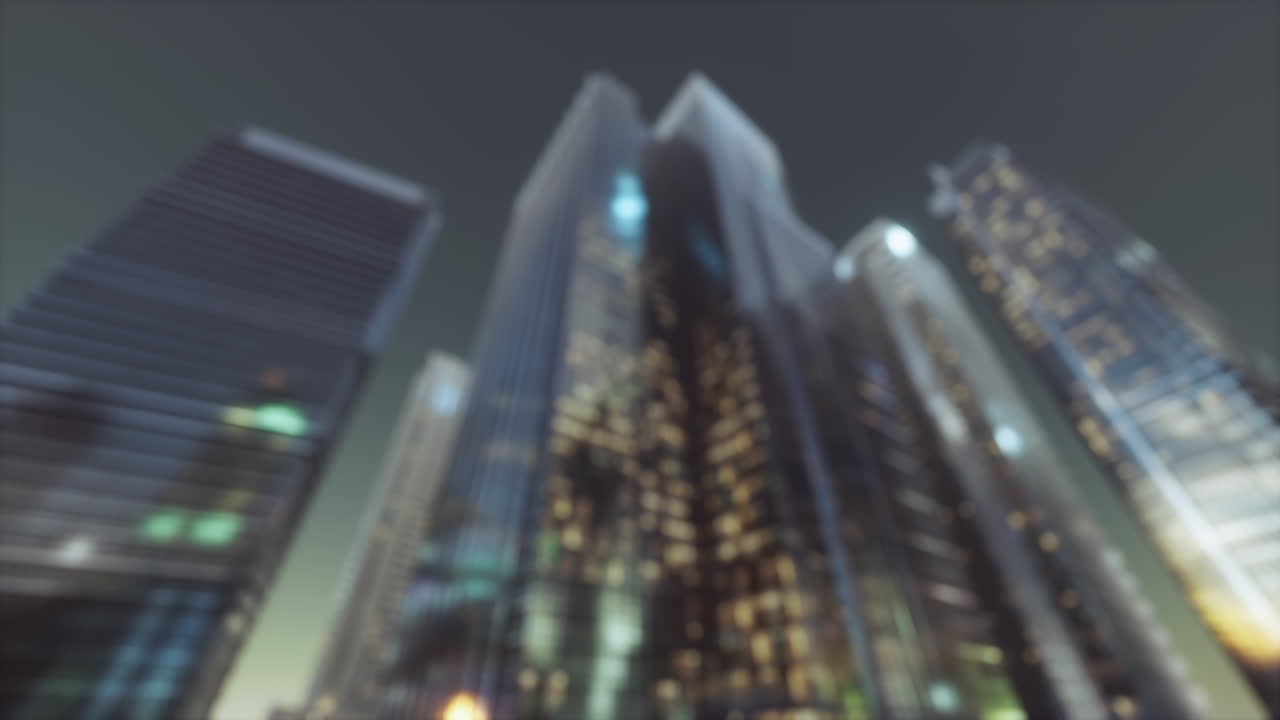 luz nocturna urbana abstracta bokeh fondo desenfocado