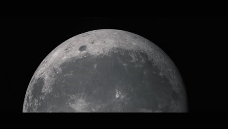 moon viewed from space