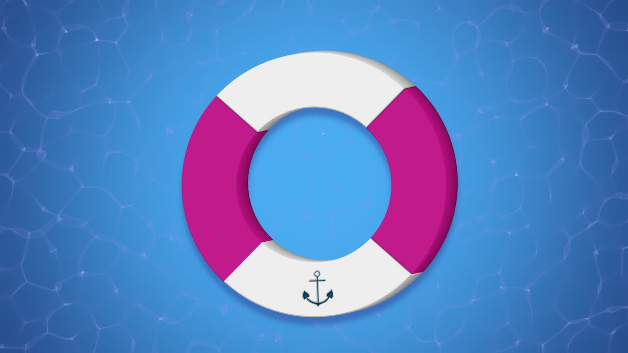 línea de vida y pájaros en la piscina de agua