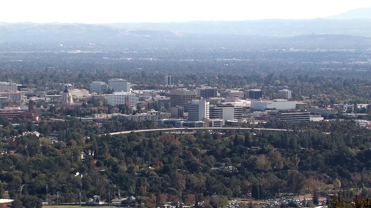panorama o tiro largo de pasadena cerca de los ángeles, estados unidos