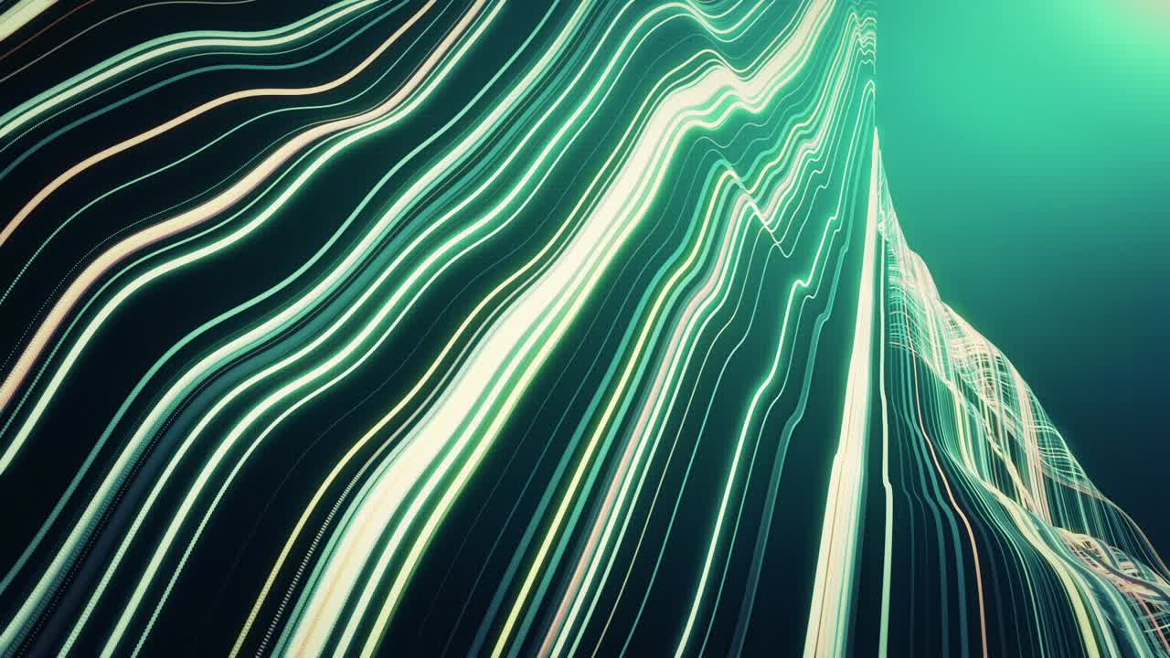 Abstract Glowing Lines