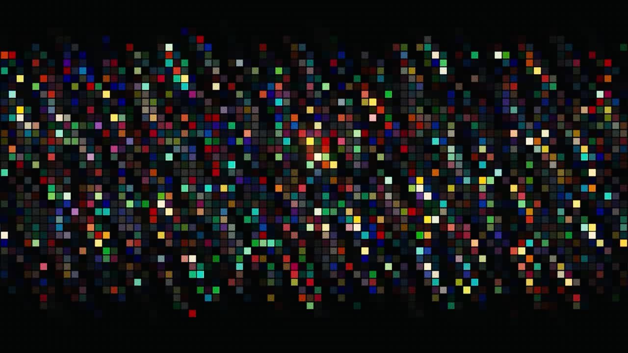 Abstract Colorful Pixel Background