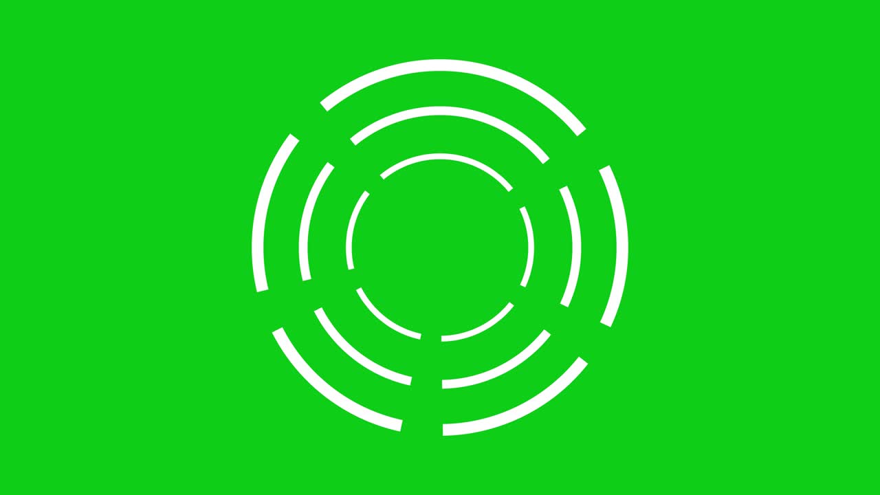 rotación del círculo división pop animación gráficos de movimiento