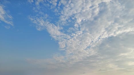 clouds at sunset, 4k timelapse video of a cloudscape
