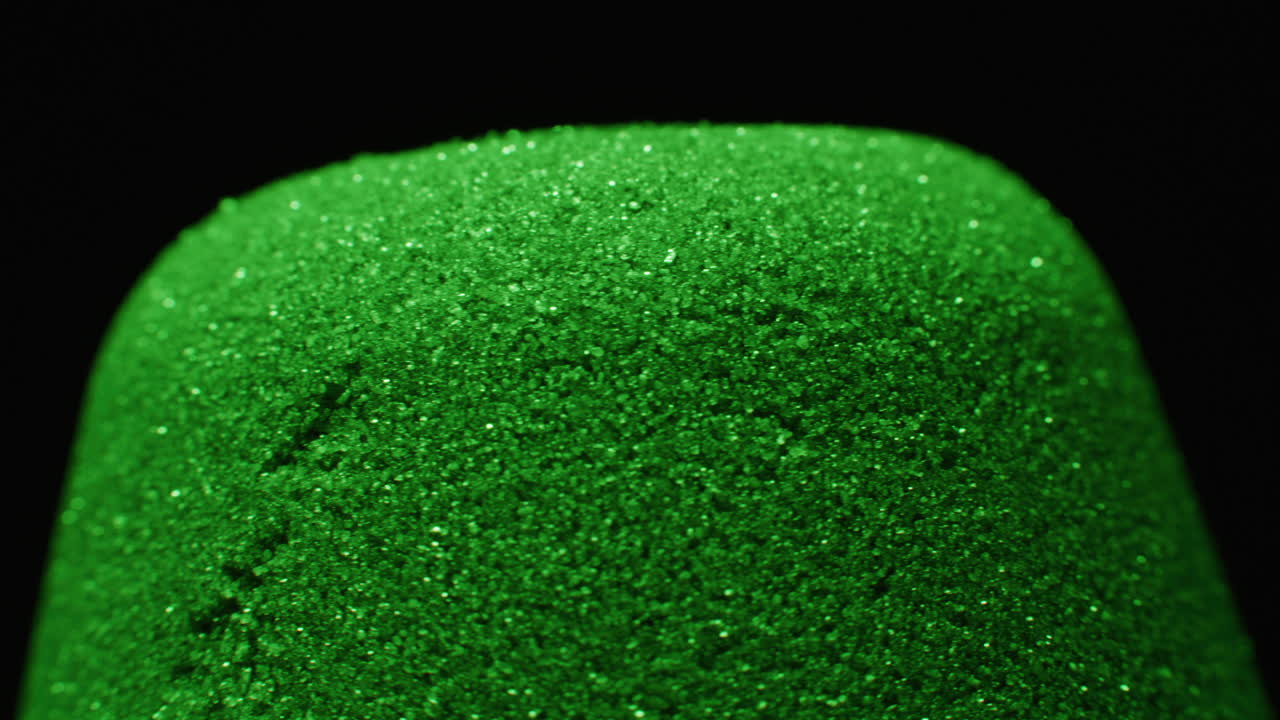 Close-up of a blue match head