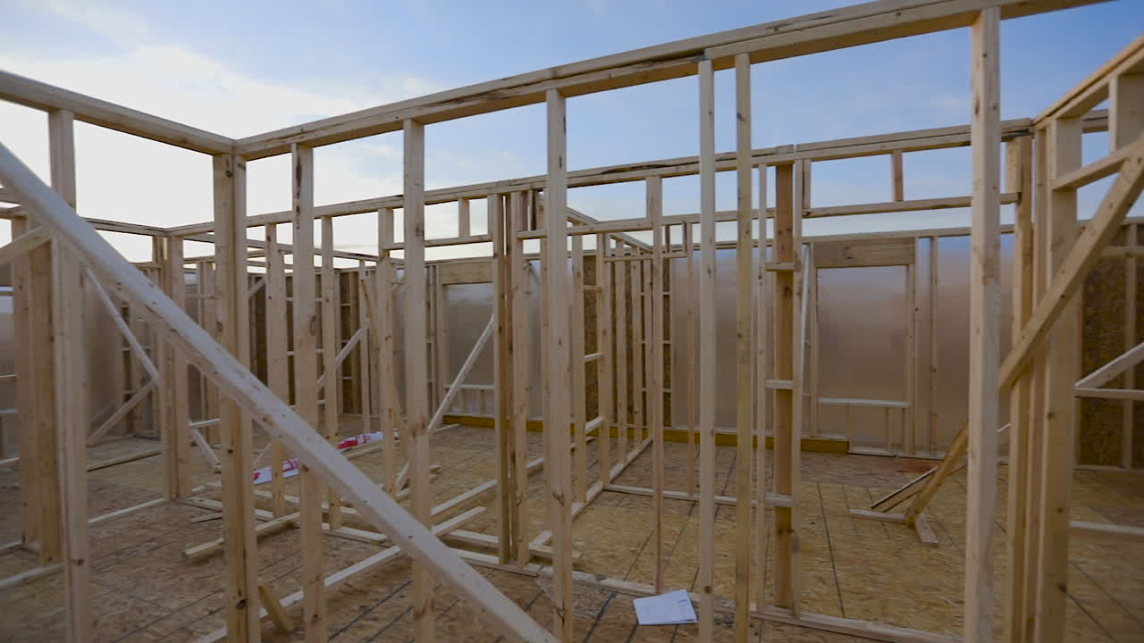 casa de nueva construcción - panorámica alrededor del piso superior