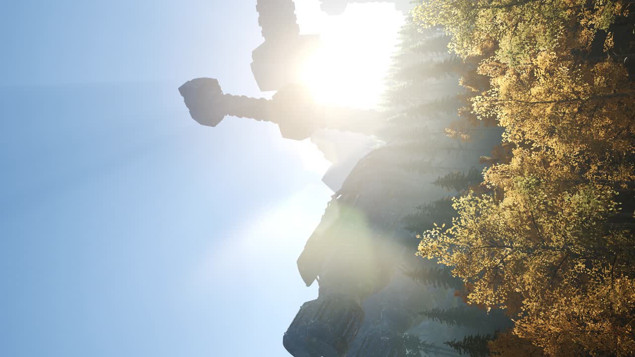 ufo가 숲에 추락했습니다. 수직 형식