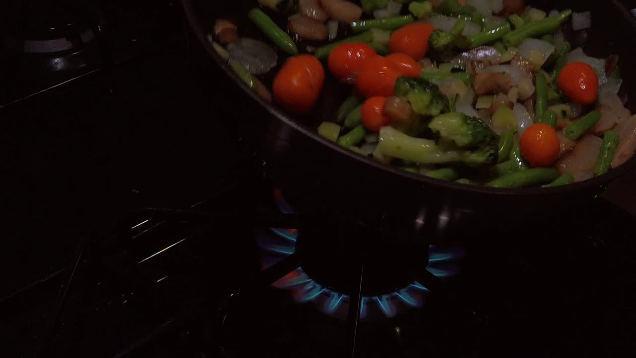 hacer la cena con verduras