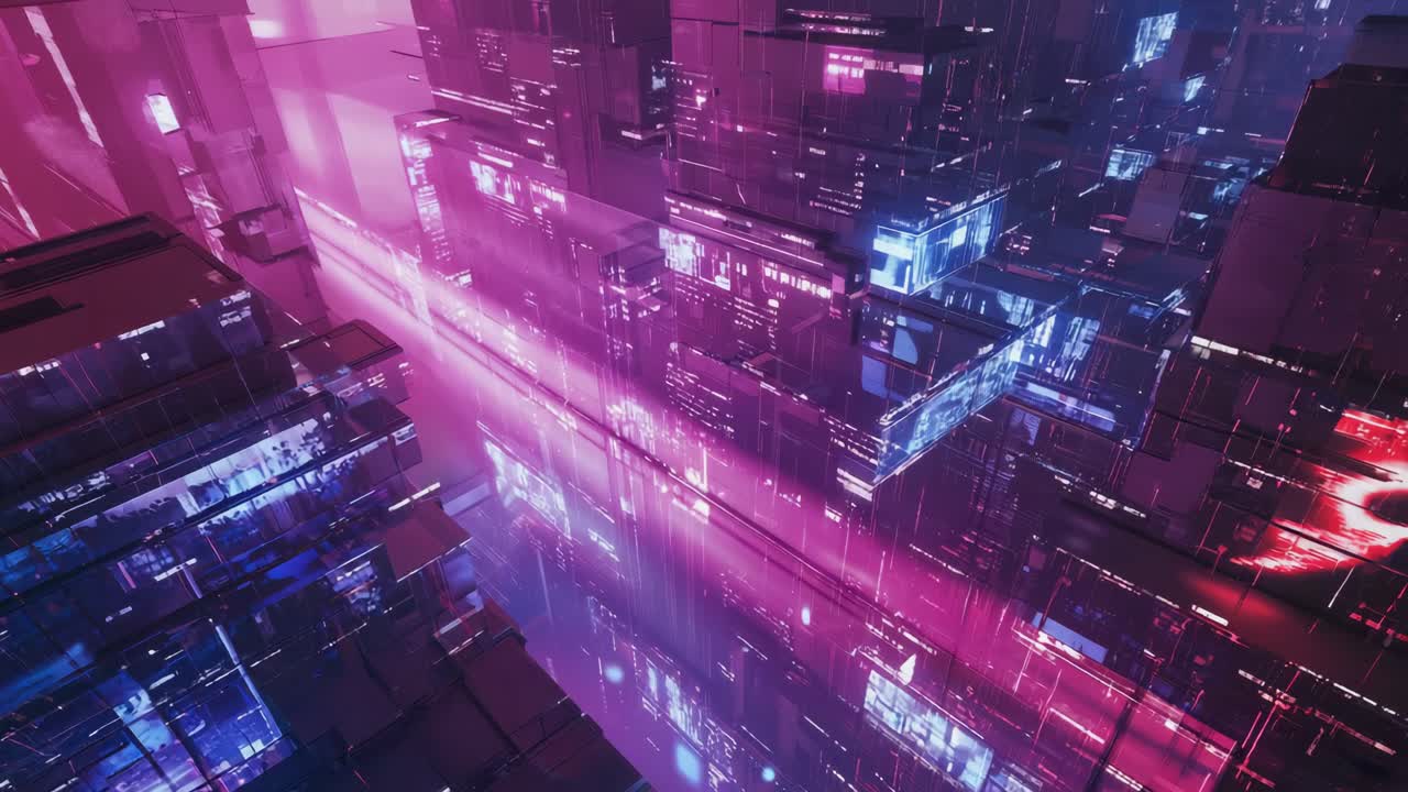 Futuristic Cityscape Digital Art