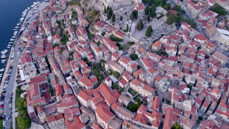 Drone-view-of-Sibenik-Croatia-with-St