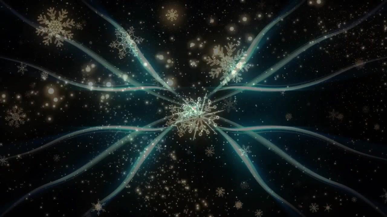 核心與青色絲帶在黑暗虛空中脈動，金色軌跡從右上角出現，閃爍著設計碎片。