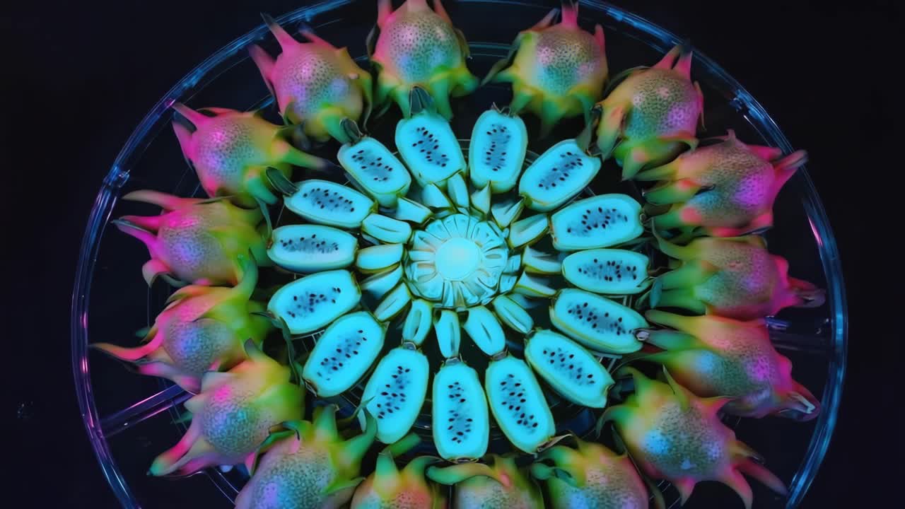 Dragon fruit arrangement