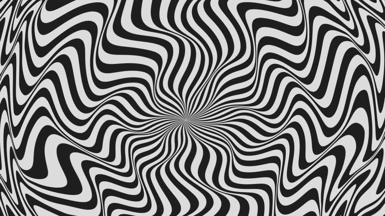 사이키델릭 리얼리즘 배경의 모션 그래픽