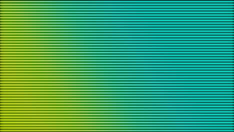 animación de líneas horizontales brillantes de neón de verde a azul sobre un fondo negro