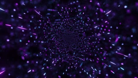 animación de túnel abstracto