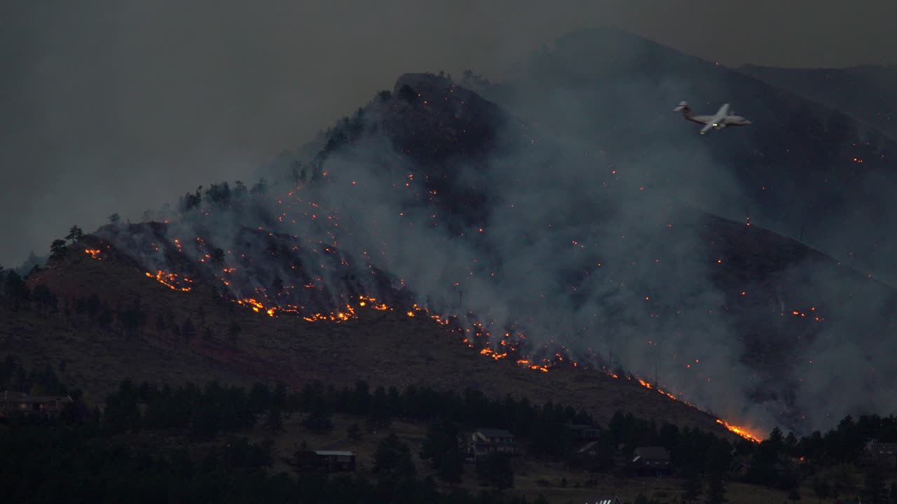 Incendio di Calwood nel Colorado settentrionale - 17.10.2020