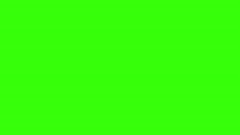 falling japanese yen banknotes on green screen