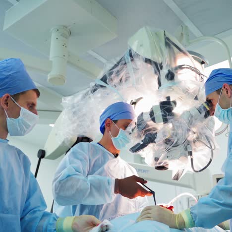 neurosurgery in operation room