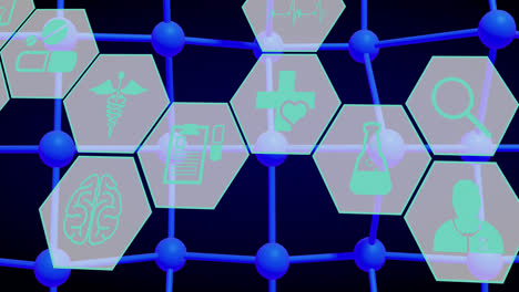 Animation-of-medical-icons-over-chemical-formula