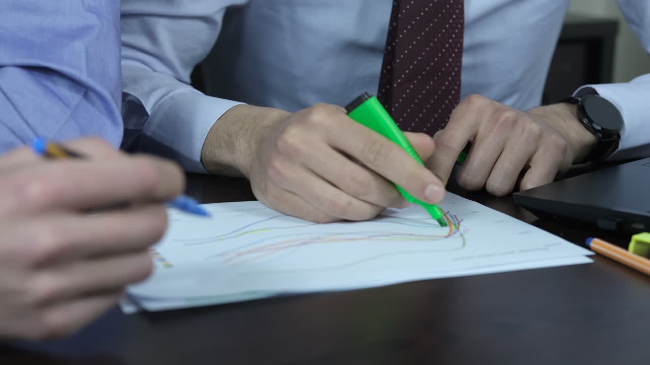 trabajando en el gráfico de negociación