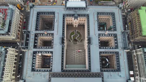 Vienna-drone-Austria,-town-hall-seen-from-drone