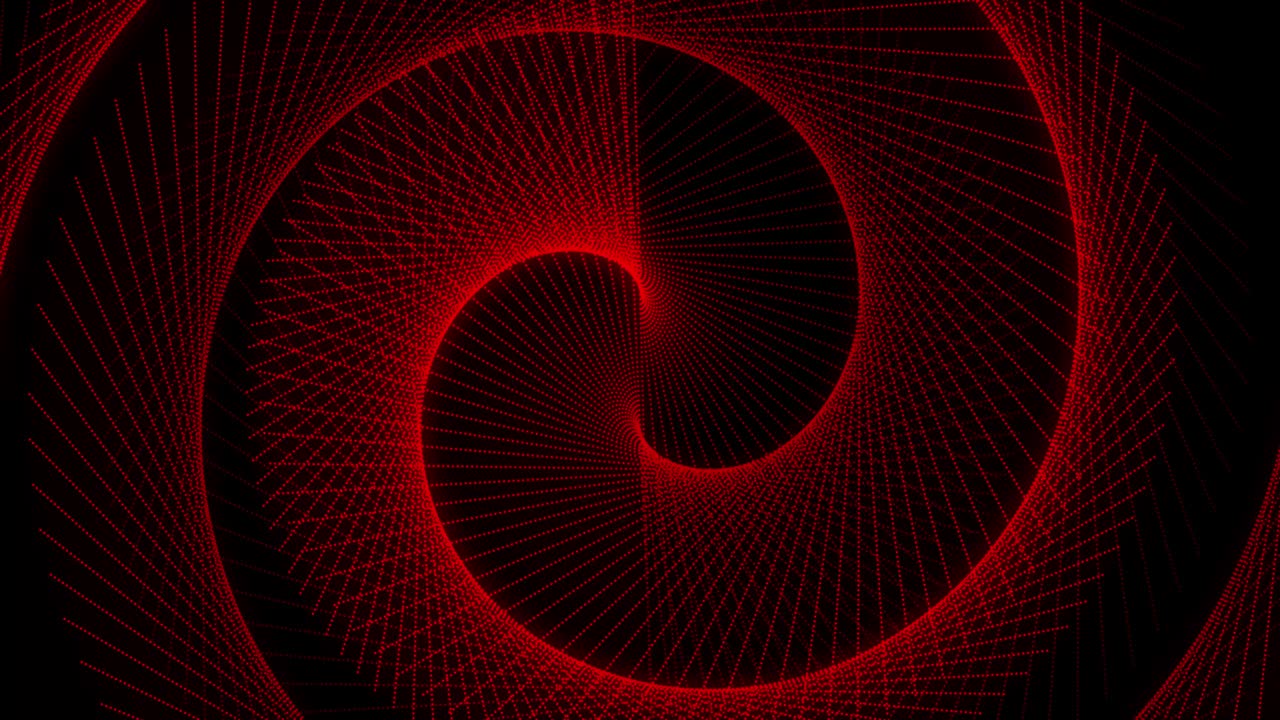 Red Color Dot Shape Pattern animation motion graphics