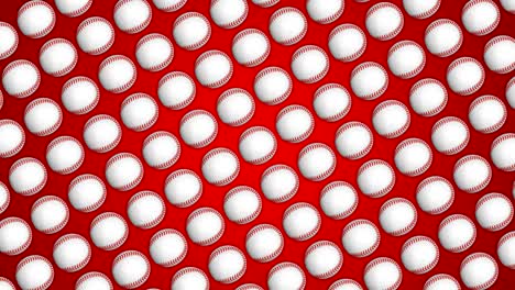 baseball ball american sport red background pattern