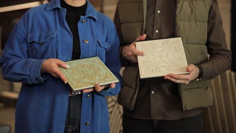tiles with intricate designs